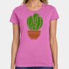 Ladies Heavy Cotton 100% Cotton T Shirt Thumbnail