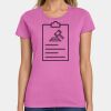 Ladies Heavy Cotton 100% Cotton T Shirt Thumbnail