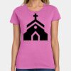 Ladies Heavy Cotton 100% Cotton T Shirt Thumbnail