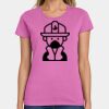 Ladies Heavy Cotton 100% Cotton T Shirt Thumbnail