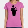 Ladies Heavy Cotton 100% Cotton T Shirt Thumbnail