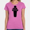 Ladies Heavy Cotton 100% Cotton T Shirt Thumbnail