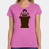 Ladies Heavy Cotton 100% Cotton T Shirt Thumbnail