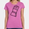 Ladies Heavy Cotton 100% Cotton T Shirt Thumbnail