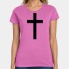 Ladies Heavy Cotton 100% Cotton T Shirt Thumbnail