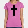 Ladies Heavy Cotton 100% Cotton T Shirt Thumbnail