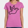 Ladies Heavy Cotton 100% Cotton T Shirt Thumbnail