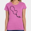 Ladies Heavy Cotton 100% Cotton T Shirt Thumbnail