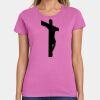 Ladies Heavy Cotton 100% Cotton T Shirt Thumbnail