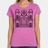 Ladies Heavy Cotton 100% Cotton T Shirt Thumbnail