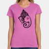 Ladies Heavy Cotton 100% Cotton T Shirt Thumbnail