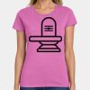 Ladies Heavy Cotton 100% Cotton T Shirt Thumbnail
