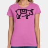 Ladies Heavy Cotton 100% Cotton T Shirt Thumbnail