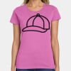 Ladies Heavy Cotton 100% Cotton T Shirt Thumbnail