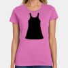 Ladies Heavy Cotton 100% Cotton T Shirt Thumbnail
