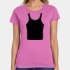 Ladies Heavy Cotton 100% Cotton T Shirt Thumbnail
