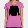 Ladies Heavy Cotton 100% Cotton T Shirt Thumbnail
