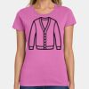 Ladies Heavy Cotton 100% Cotton T Shirt Thumbnail