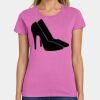 Ladies Heavy Cotton 100% Cotton T Shirt Thumbnail