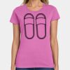Ladies Heavy Cotton 100% Cotton T Shirt Thumbnail