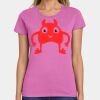 Ladies Heavy Cotton 100% Cotton T Shirt Thumbnail