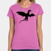 Ladies Heavy Cotton 100% Cotton T Shirt Thumbnail