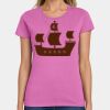 Ladies Heavy Cotton 100% Cotton T Shirt Thumbnail