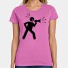 Ladies Heavy Cotton 100% Cotton T Shirt Thumbnail