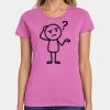 Ladies Heavy Cotton 100% Cotton T Shirt Thumbnail