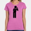Ladies Heavy Cotton 100% Cotton T Shirt Thumbnail