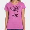 Ladies Heavy Cotton 100% Cotton T Shirt Thumbnail