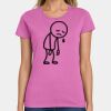 Ladies Heavy Cotton 100% Cotton T Shirt Thumbnail