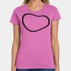 Ladies Heavy Cotton 100% Cotton T Shirt Thumbnail