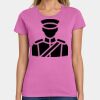Ladies Heavy Cotton 100% Cotton T Shirt Thumbnail