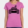 Ladies Heavy Cotton 100% Cotton T Shirt Thumbnail