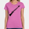 Ladies Heavy Cotton 100% Cotton T Shirt Thumbnail
