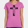 Ladies Heavy Cotton 100% Cotton T Shirt Thumbnail