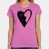 Ladies Heavy Cotton 100% Cotton T Shirt Thumbnail