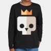 Youth Heavy Cotton 100% Cotton Long Sleeve T Shirt Thumbnail