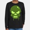 Youth Heavy Cotton 100% Cotton Long Sleeve T Shirt Thumbnail