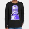 Youth Heavy Cotton 100% Cotton Long Sleeve T Shirt Thumbnail