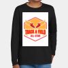 Youth Heavy Cotton 100% Cotton Long Sleeve T Shirt Thumbnail
