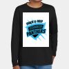 Youth Heavy Cotton 100% Cotton Long Sleeve T Shirt Thumbnail