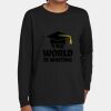 Youth Heavy Cotton 100% Cotton Long Sleeve T Shirt Thumbnail