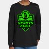 Youth Heavy Cotton 100% Cotton Long Sleeve T Shirt Thumbnail