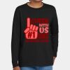 Youth Heavy Cotton 100% Cotton Long Sleeve T Shirt Thumbnail