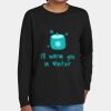 Youth Heavy Cotton 100% Cotton Long Sleeve T Shirt Thumbnail
