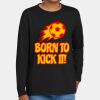 Youth Heavy Cotton 100% Cotton Long Sleeve T Shirt Thumbnail