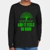 Youth Heavy Cotton 100% Cotton Long Sleeve T Shirt Thumbnail