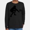Youth Heavy Cotton 100% Cotton Long Sleeve T Shirt Thumbnail
